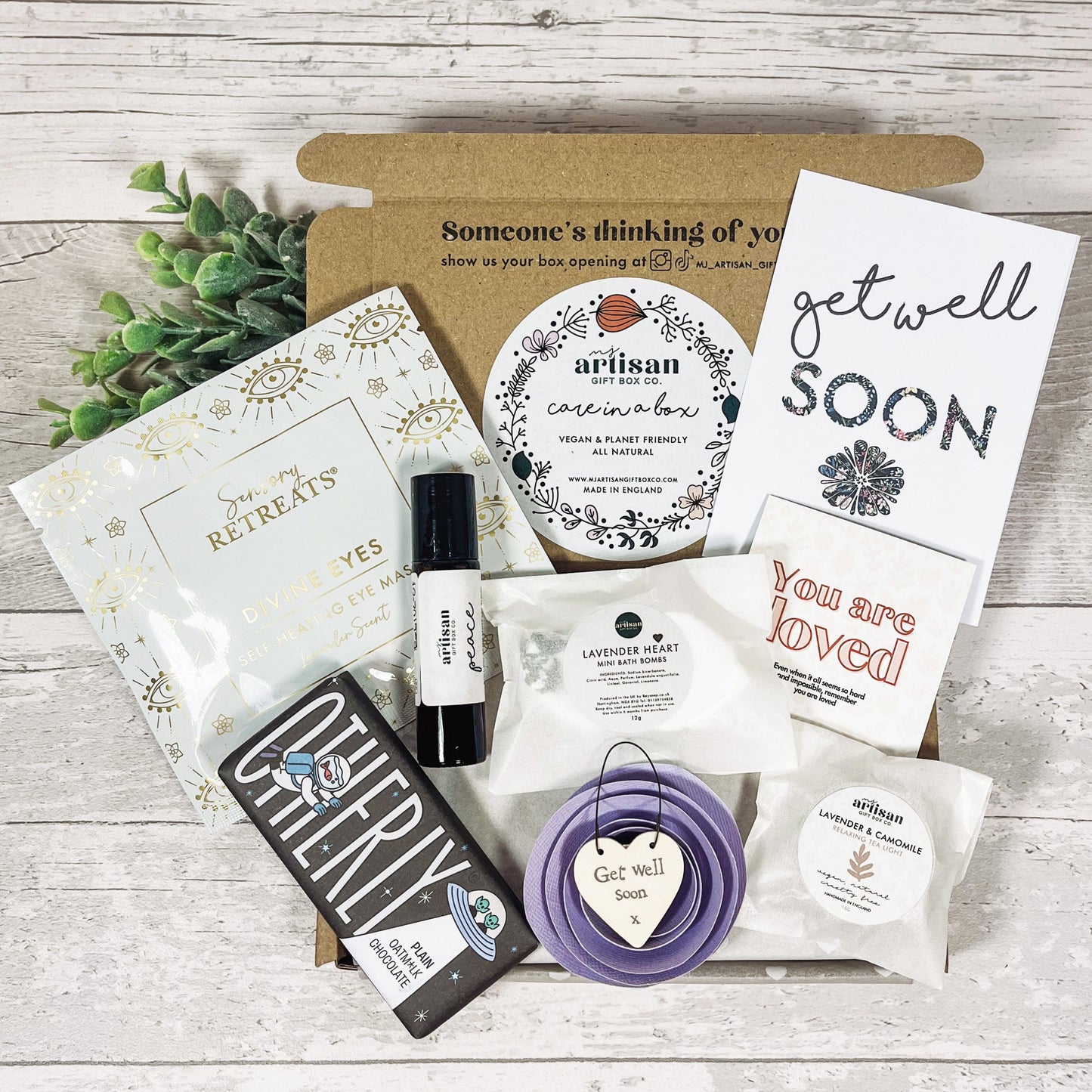 Get well soon Letterbox gift postal eco | Vegan image 3