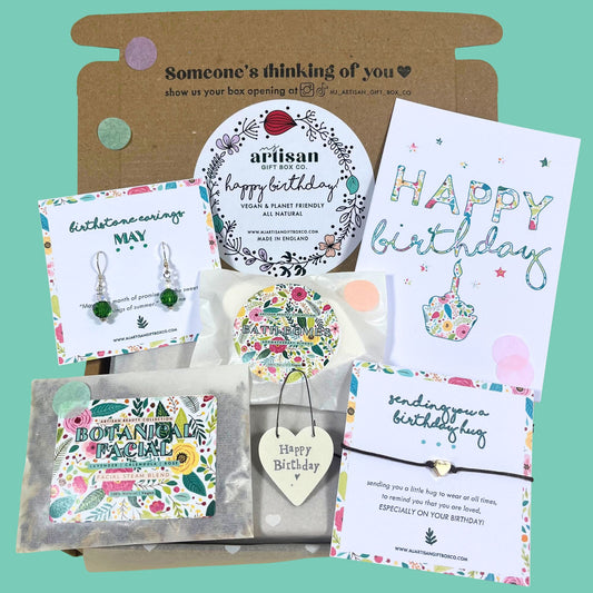 May Birthstone Gifts | Letterbox Birthday Gift | Vegan image 0