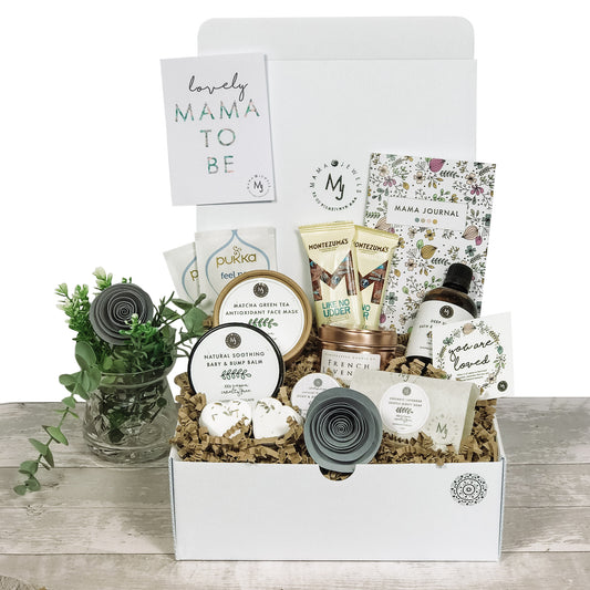 Luxury Mum to Be Gift hamper Pamper Spa Box for Pregnancy | Grey image 0