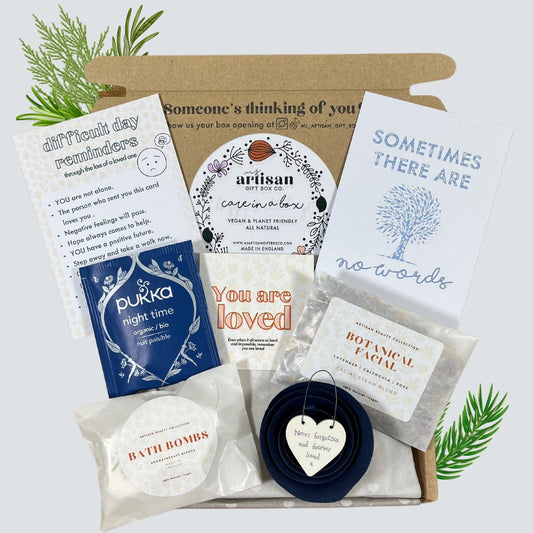 Bereavement Gift Sympathy Grief Care package | Letterbox postal eco gift | sleep | Vegan image 0