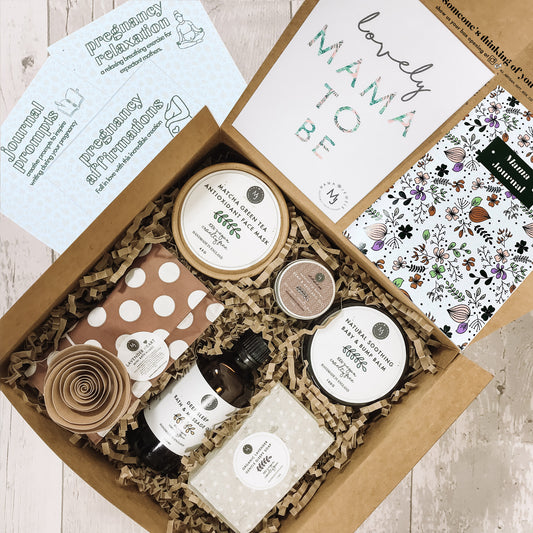 Mum to be Gift hamper | Pregnancy Pamper | Baby shower | Green | Mocha image 0
