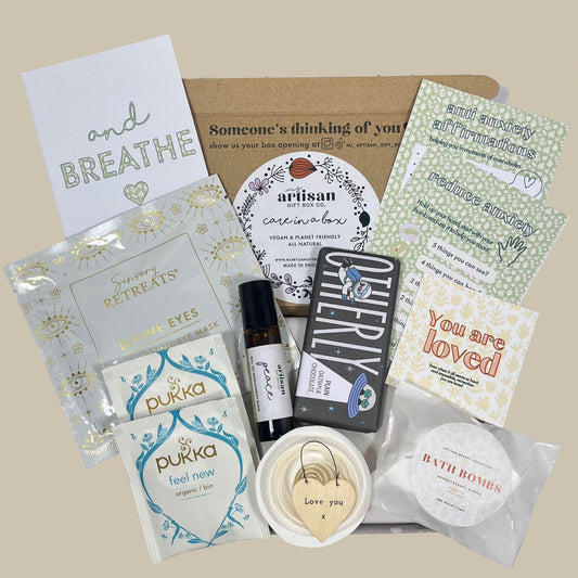 Anxiety Stress Letterbox Gift Care Package | Vegan eco image 0